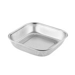 Armadietto per sterilizzazione da cucina Organizer per posate Vassoio di drenaggio in acciaio inossidabile per uso domestico, modello: cestino quadrato perforato