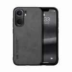 Per vivo iQOO Neo9 Custodia per cellulare con retro in pelle magnetica Skin Feel (grigio scuro)