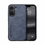 Per vivo iQOO Neo9 Custodia per cellulare con retro in pelle magnetica Skin Feel (blu)