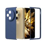 Per OPPO Find N3 PC Custodia per telefono antiurto con vernice diamantata con texture smerigliata (blu scuro)