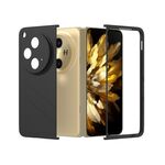 Per OPPO Find N3 PC Custodia per telefono antiurto con vernice diamantata con texture smerigliata (nera)