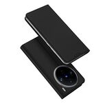Per vivo X100 Pro DUX DUCIS Skin Pro Series Custodia in pelle con vibrazione (nera)