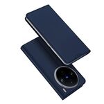 Per vivo X100 Pro DUX DUCIS Skin Pro Series Custodia in pelle con vibrazione (blu)