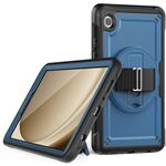 Custodia per tablet con supporto per giradischi a nido d'ape per Samsung Galaxy Tab A9 (blu navy)