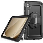 Custodia per tablet con supporto per giradischi a nido d'ape per Samsung Galaxy Tab A9 (nero)