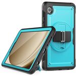 Custodia per tablet con supporto per giradischi a nido d'ape per Samsung Galaxy Tab A9 (azzurro)