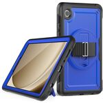 Custodia per tablet con supporto per giradischi a nido d'ape per Samsung Galaxy Tab A9 (blu scuro)