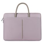 Borsa per laptop in tessuto Oxford da 15 -15,6 pollici Valigetta da donna per uomo con manico in PU (rosa loto)