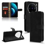 Per vivo X100 Pro Skin Feel custodia magnetica in pelle con vibrazione (nera)