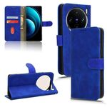 Per vivo X100 Pro Skin Feel custodia magnetica in pelle con vibrazione (blu)