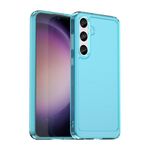 Custodia per telefono TPU serie Candy per Samsung Galaxy S24 5G (blu trasparente)