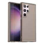Custodia per telefono TPU serie Candy per Samsung Galaxy S24 Ultra 5G (grigio trasparente)
