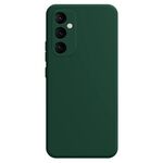Per Samsung Galaxy S24+ 5G Custodia per telefono in silicone liquido imitazione (verde scuro)