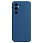 Per Samsung Galaxy S24+ 5G Custodia per telefono in silicone liquido imitazione (blu)