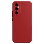Per Samsung Galaxy S24+ 5G Custodia per telefono in silicone liquido imitazione (rosso scuro)