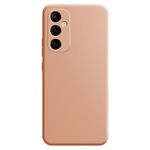 Per Samsung Galaxy S24+ 5G Custodia per telefono in silicone liquido imitazione (rosa)