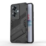 Per OPPO Reno11 F 5G Global Punk Armor 2 in 1 PC + custodia per telefono TPU con supporto (nero)