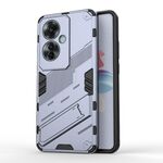 Per OPPO Reno11 F 5G Global Punk Armor 2 in 1 PC + custodia per telefono in TPU con supporto (grigio)