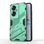Per OPPO Reno11 F 5G Global Punk Armor 2 in 1 PC + custodia per telefono in TPU con supporto (verde)
