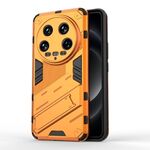 Per Xiaomi 14 Ultra 5G Punk Armor 2 in 1 PC + custodia per telefono in TPU con supporto (arancione)