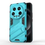 Per Xiaomi 14 Ultra 5G Punk Armor 2 in 1 PC + custodia per telefono TPU con supporto (blu)