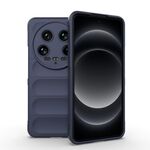 Per Xiaomi 14 Ultra Magic Shield TPU + custodia per telefono in flanella (blu scuro)