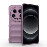 Per Xiaomi 14 Ultra Magic Shield TPU + custodia per telefono in flanella (viola)