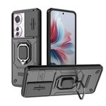 Per OPPO Reno11 F 5G Global Sliding Camshield TPU + Custodia per telefono antiurto per PC con supporto (Nero)