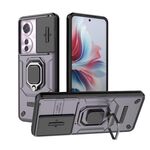 Per OPPO Reno11 F 5G Global Sliding Camshield TPU + Custodia per telefono antiurto per PC con supporto (viola)