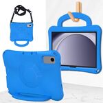Per Samsung Galaxy Tab A9+ 10.95 2023 Custodia per tablet antiurto in EVA a forma di calcio (blu)
