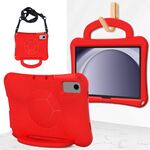 Per Samsung Galaxy Tab A9+ 10.95 2023 Custodia per tablet antiurto in EVA a forma di calcio (rosso)