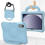 Per Samsung Galaxy Tab A9+ 10.95 2023 Custodia per tablet antiurto in EVA a forma di calcio (azzurro)