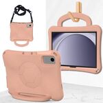 Per Samsung Galaxy Tab A9+ 10.95 2023 Custodia per tablet antiurto in EVA a forma di calcio (rosa chiaro)