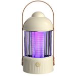 Lampada da campeggio all'aperto per zanzare a luce notturna domestica tipo scossa elettrica, specifiche: modello plug-in (giallo)