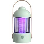 Lampada da campeggio all'aperto per zanzare a luce notturna a scossa elettrica, specifiche: modello plug-in (verde)