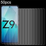 Per vivo iQOO Z9 Turbo 50 pezzi 0,26 mm 9H 2,5D pellicola in vetro temperato