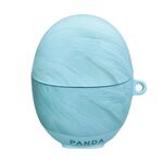 Per Huawei FreeBuds 5 Custodia protettiva satinata per auricolari wireless Bluetooth (ciano-blu)