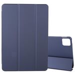 Custodia per tablet in pelle siliconica ripiegabile per Xiaomi Pad 6S Pro 12.4 (blu scuro)