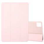 Custodia per tablet in pelle di silicone ripiegabile per Xiaomi Pad 6S Pro 12.4 (rosa)