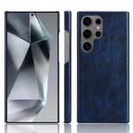 Per Samsung Galaxy S24 Ultra 5G Custodia per telefono con cover posteriore con texture Litchi (blu)