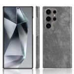 Per Samsung Galaxy S24 Ultra 5G Litchi Texture Cover posteriore per telefono (grigio)