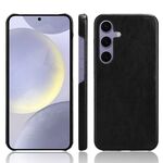 Per Samsung Galaxy S24+ 5G Custodia per telefono con cover posteriore con texture Litchi (nera)