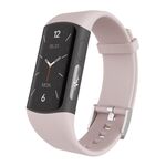 Braccialetto intelligente con schermo a colori H8 da 1,47 pollici, supporta chiamate Bluetooth/monitoraggio dell'ossigeno nel sangue (rosa)