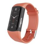Braccialetto intelligente con schermo a colori H8 da 1,47 pollici, supporta chiamate Bluetooth/monitoraggio dell'ossigeno nel sangue (arancione)