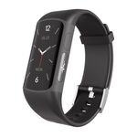 Braccialetto intelligente con schermo a colori H8 da 1,47 pollici, supporta chiamate Bluetooth/monitoraggio dell'ossigeno nel sangue (nero)