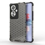 Per OPPO Reno11 F Custodia antiurto per telefono a nido d'ape (nera)