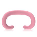 Custodia in silicone sostituibile antipolvere e resistente al sudore per maschera per gli occhi in silicone Apple Vision Pro (rosa)