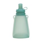 Contenitori riutilizzabili per alimenti per bambini in silicone da 120 ml Contenitori per stoccaggio spremuti ricaricabili (blu)