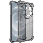 Per Xiaomi 14 Ultra 5G imak custodia per telefono in TPU antiurto con airbag (nero trasparente)