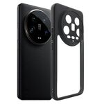 Per Xiaomi 14 TPU ultra satinato + custodia per telefono PC trasparente (nera)